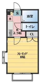 ヴェリテアン【1階】の間取り