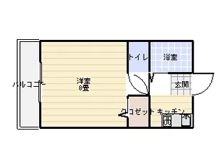 ラブゥールタカサキIII【2階】の間取り