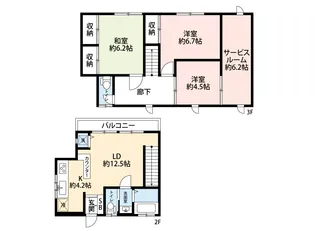 コーポ山雄の間取り