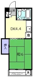 共生マンション【2階】の間取り