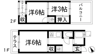 兵庫県伊丹市大野2【一戸建】の間取り
