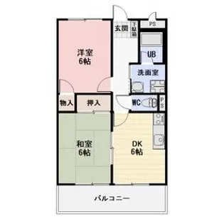 Promenade Aoki【2階】の間取り