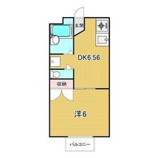 サマックス植田【1階】の間取り