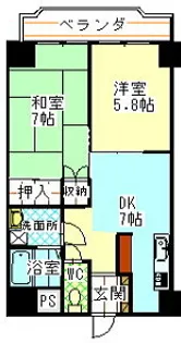 田中マンション【3階】の間取り