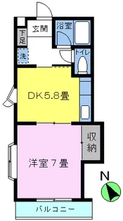 ヴィラ松風台【2階】の間取り