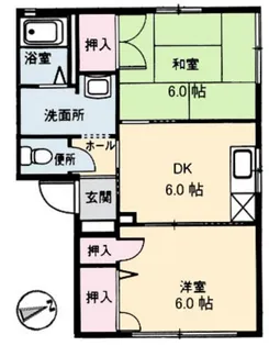 ブルックナー洋光台【2階】の間取り