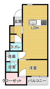 ELF松柏【1階】の間取り