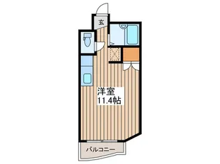 Kハイツ五輪【4階】の間取り