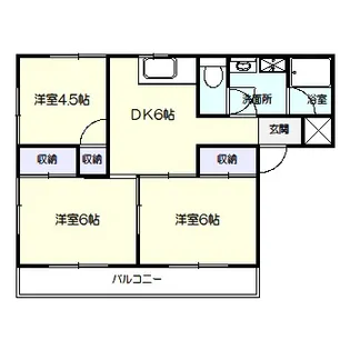 五月ハイツ【3階】の間取り