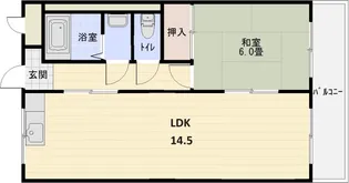 谷口マンション【3階】の間取り