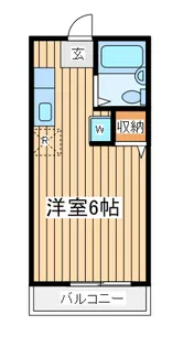 ソーラーハイム【1階】の間取り