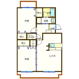 アムール高田【3階】の間取り