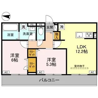 ルノンII【3階】の間取り