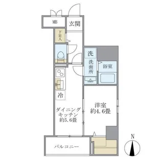 東京都江東区森下3【マンション】の間取り