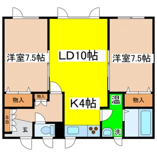 アミティ3【2階】の間取り