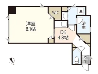 クラッセ銀山【4階】の間取り