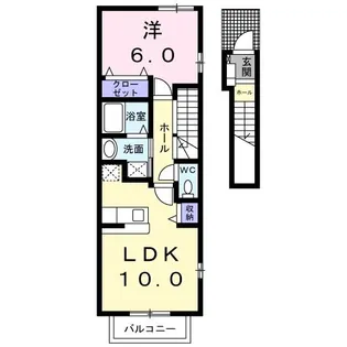 グリーンヒル【2階】の間取り