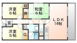 RONA HYATT【2階】の間取り