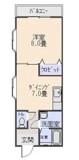 石井ビル【3階】の間取り