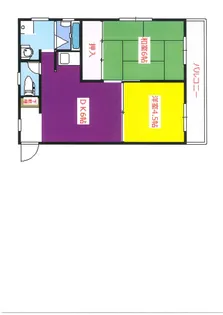 レジデンスマキノ【4階】の間取り