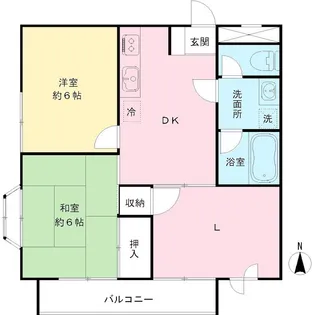 ヤマト永山ハウス【1階】の間取り