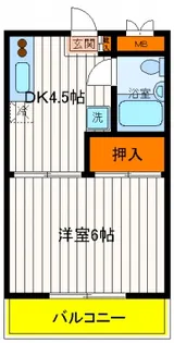 東京都立川市錦町1【マンション】の間取り