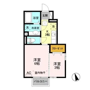 プラティーク B【1階】の間取り