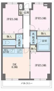 スカイコート【8階】の間取り