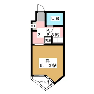 CASA浄心【4階】の間取り