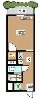 ボーセジュール北嶺【1階】の間取り