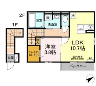 大福第八ビル【2階】の間取り