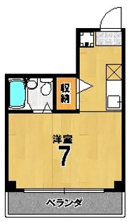 フレッシュクワバラ【3階】の間取り