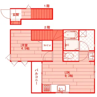 オーガニックハウス【2階】の間取り