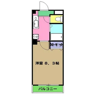 シャトル聖 武蔵境【3階】の間取り