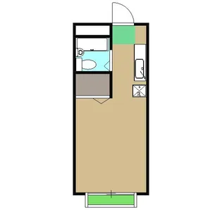 クレセント田中【1階】の間取り