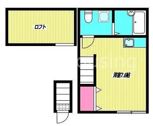 東京都中野区沼袋4【アパート】の間取り