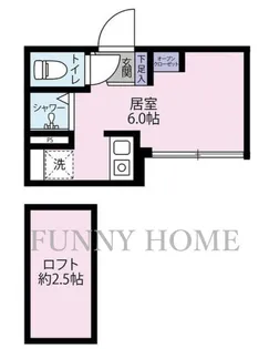 東京都世田谷区世田谷4【アパート】の間取り