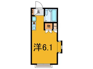 パールマンション東伏見【1階】の間取り