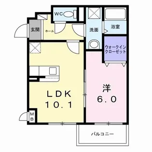 兵庫県神戸市垂水区西舞子1【アパート】の間取り
