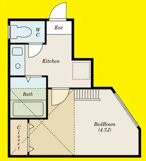 神奈川県横浜市金沢区六浦2【アパート】の間取り