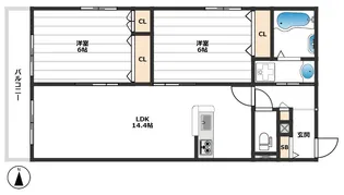 EL CIELO【1階】の間取り