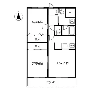 スターハイツ【1階】の間取り