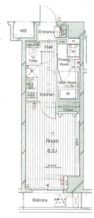 レピュア赤羽【5階】の間取り