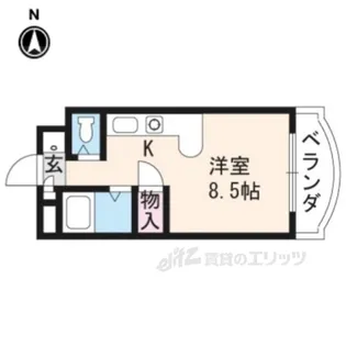 メゾンマロニエ【2階】の間取り