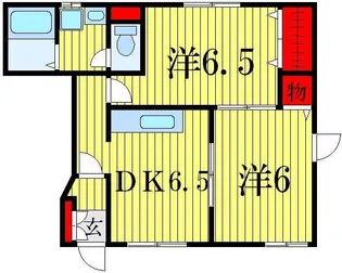 メゾンTOKI【1階】の間取り