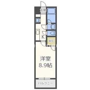 レジディア京町堀【5階】の間取り
