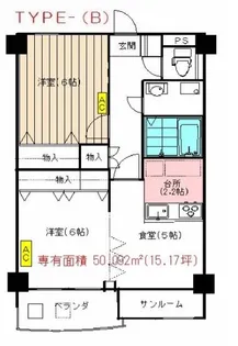 Via・LatteaI【5階】の間取り