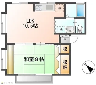 ドリームハイツ【1階】の間取り