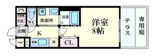ベラジオ雅び京都洛北ガーデン【1階】の間取り
