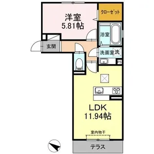 Full Bliss / Into Bliss【1階】の間取り